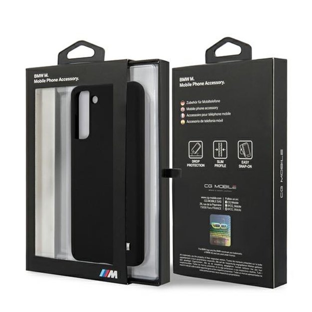 Etui BMW BMHCS21MMSILBK S21+ G996 czarny/black Silicone M Collection 14