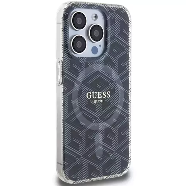 Guess IML GCube MagSafe case for iPhone 15 Pro - black 10