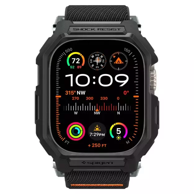 Spigen Lite Fit Pro Case with Strap for Apple Watch Ultra 1 / 2 (49mm) - Matte Black 3