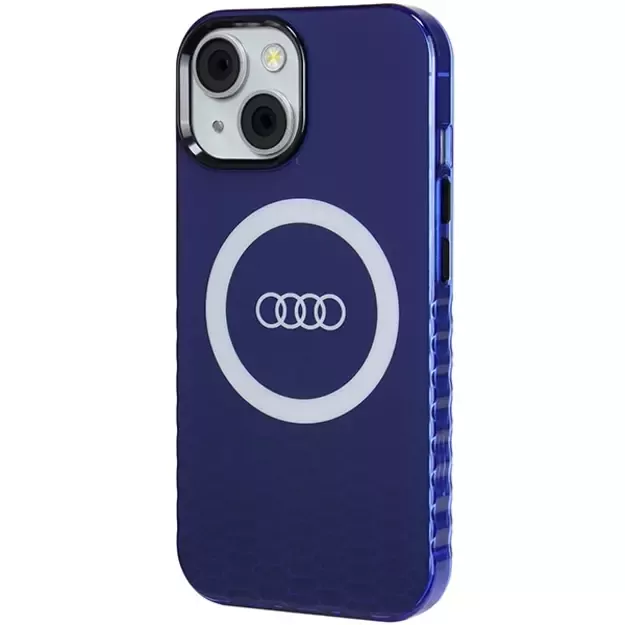 Audi IML Big Logo MagSafe case for iPhone 15 / 14 / 13 - blue 1
