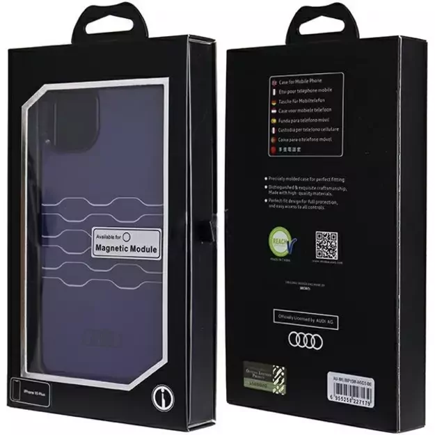Audi IML MagSafe case for iPhone 15 Plus / 14 Plus - blue 6