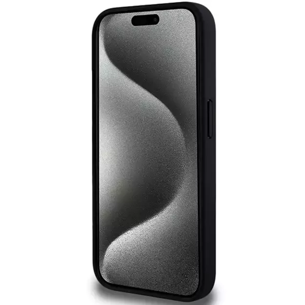BMW Perforated Tricolor Line case for iPhone 15 Pro Max - black 4