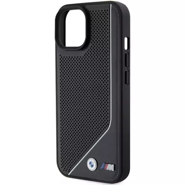 BMW Perforated Twisted Line MagSafe Case for iPhone 15/14/13 - Black 5