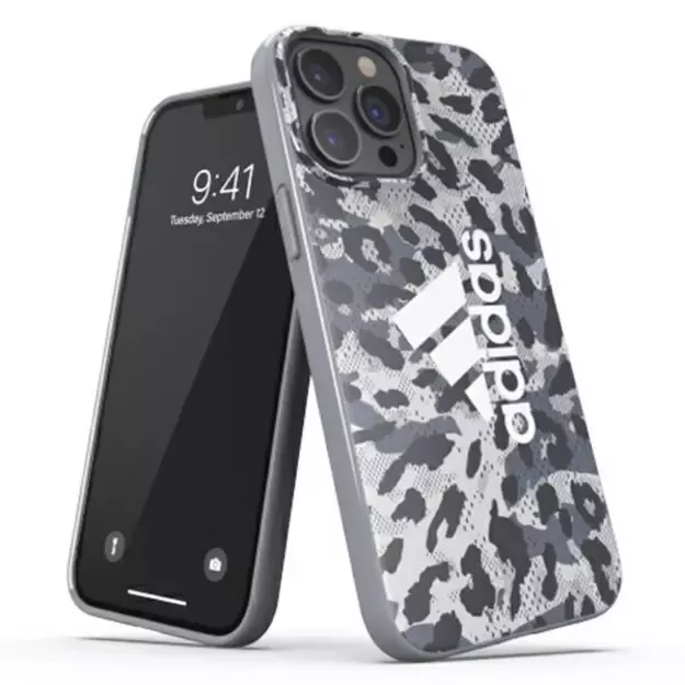 Adidas OR Snap Case Leopard iPhone 13 Pro Max 6,7  szary/grey 47262