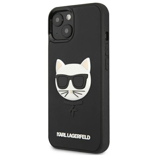 Karl Lagerfeld KLHCP13SCH3DBK 13 mini 5,4  czarny/black hardcase 3D Rubber Choupette 13