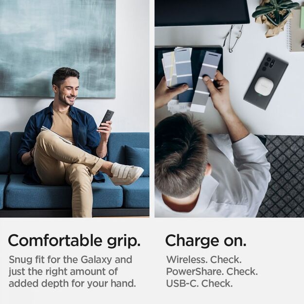 Spigen Thin Fit Case for Samsung Galaxy S22 Ultra - Black 12