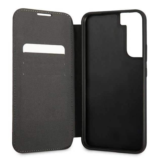 Etui BMW BMBKS22MTRTBK S22+ S906 czarny/black bookcase M Collection Triangles 11