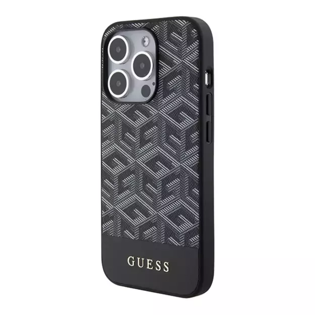 Guess GCube Stripes MagSafe case for iPhone 15 Pro Max - black 11
