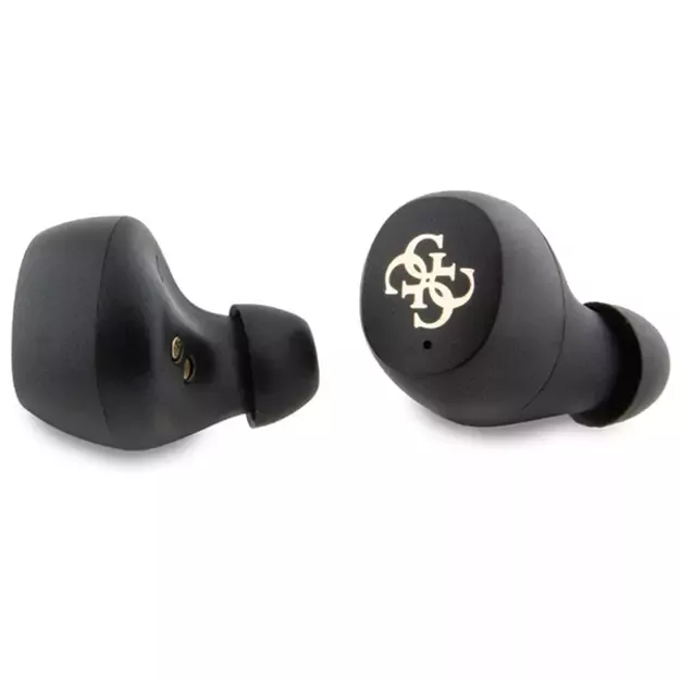 Guess 4G Metal TWS Headphones with ENC Charging Station - Black 4