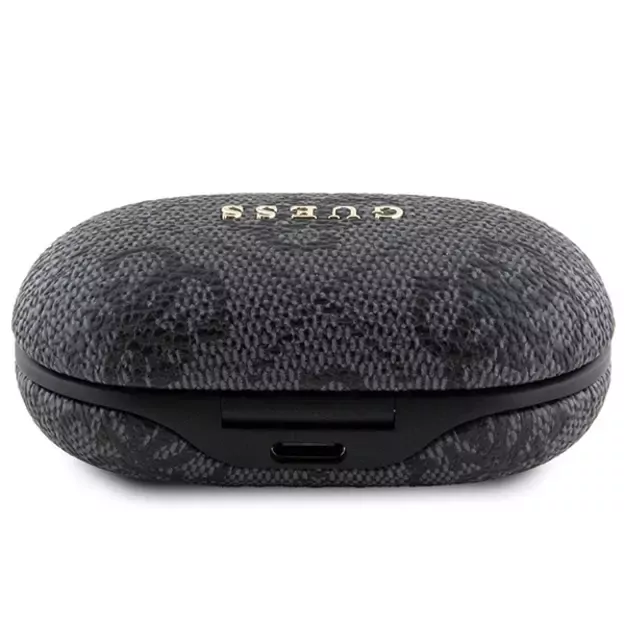 Guess 4G Metal TWS Headphones with ENC Charging Station - Black 2