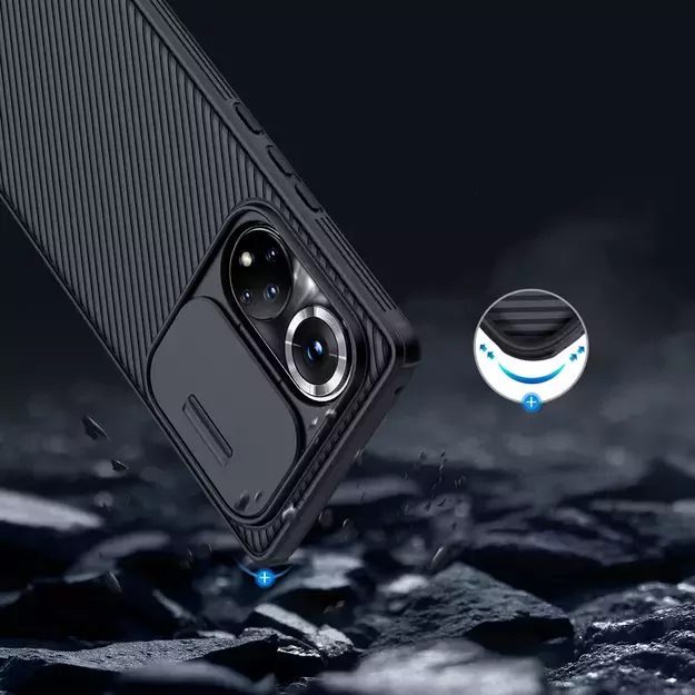 [RETURNED ITEM] Nillkin CamShield Pro Case Armored Case Cover Camera Protector for Honor 50 Pro Black 55