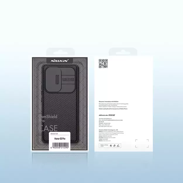 [RETURNED ITEM] Nillkin CamShield Pro Case Armored Case Cover Camera Protector for Honor 50 Pro Black 23