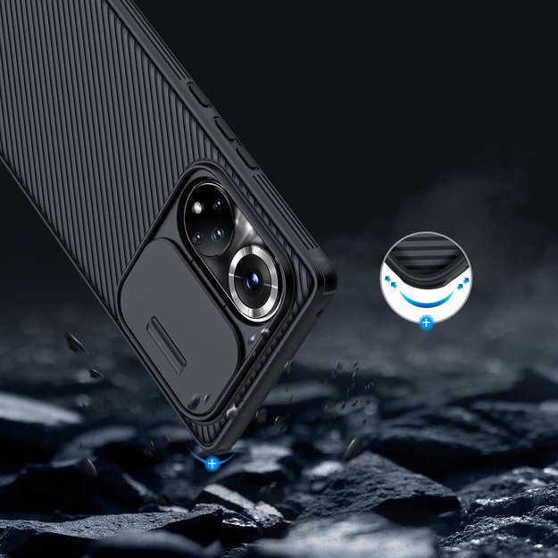 [RETURNED ITEM] Nillkin CamShield Pro Case Armored Case Cover Camera Protector for Honor 50 Pro Black 56