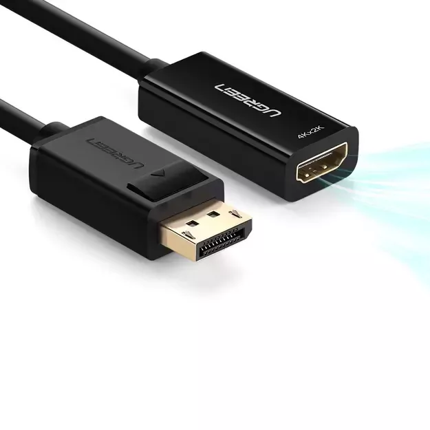 Ugreen Cable Cable from DisplayPort (Male) to HDMI (Female) (Unidirectional) 1080P 60Hz 12bit Black (40362) 6