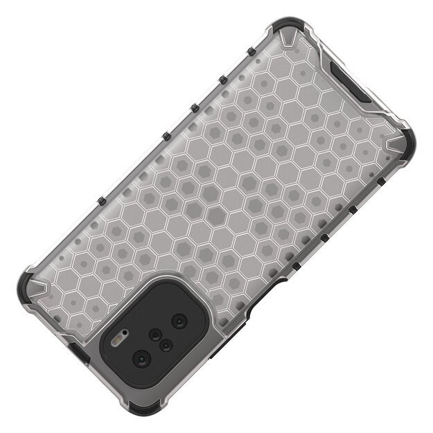 Honeycomb Case armor cover with TPU Bumper for Xiaomi Redmi K40 Pro+ / K40 Pro / K40 / Poco F3 red 19