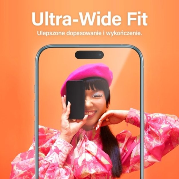 PanzerGlass Ultra-Wide Fit Tempered Glass with Positioner for iPhone 15 Pro Max 2
