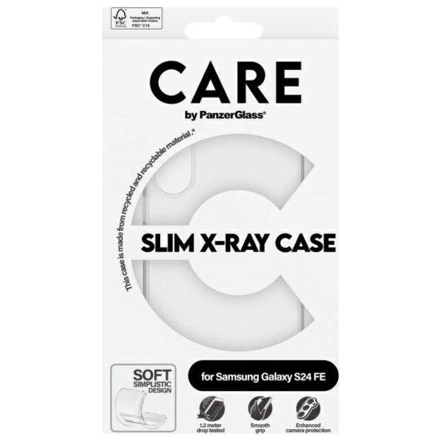 CARE by PanzerGlass Slim X-Ray Case Sam S24 FE S721 Clear/Transparent 1963 3