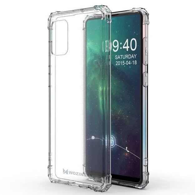 Wozinsky Anti Shock durable case with Military Grade Protection for Samsung Galaxy A72 4G transparent 13