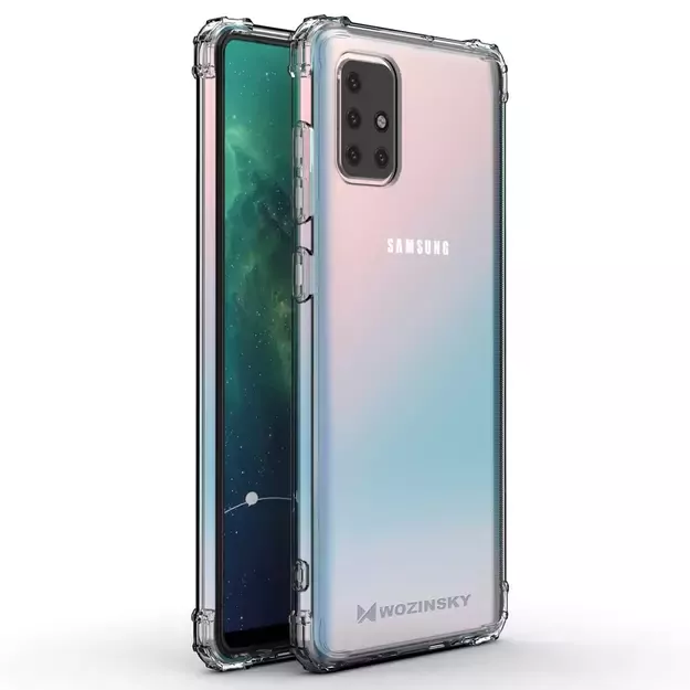 Wozinsky Anti Shock durable case with Military Grade Protection for Samsung Galaxy A72 4G transparent 9