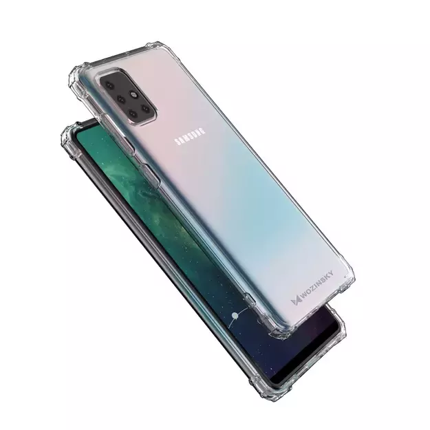 Wozinsky Anti Shock durable case with Military Grade Protection for Samsung Galaxy A72 4G transparent 7