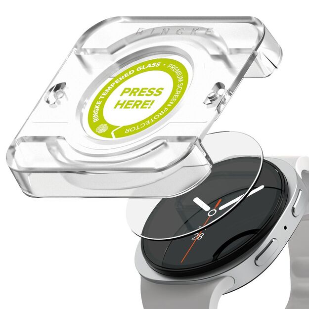 Ringke Tempered Glass Pro 2-pack for Samsung Galaxy Watch 8 44mm - transparent 1