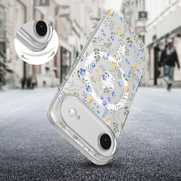 Tech-Protect FlexAir MagSafe Case for iPhone 17 Air - Daisies with Leaves 4
