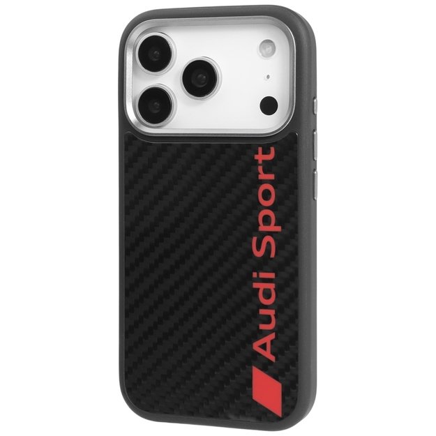 Audi R8 Carbon Fiber MagSafe Case for iPhone 17 Pro - Black 1