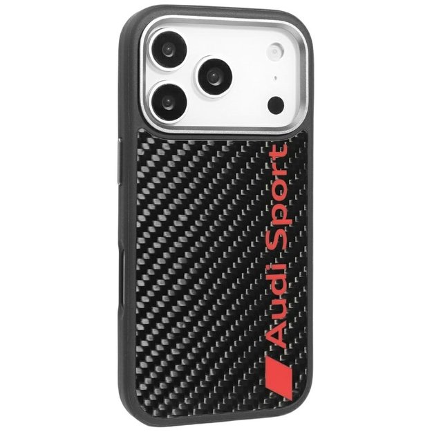 Audi R8 Carbon Fiber MagSafe Case for iPhone 17 Pro - Black 2