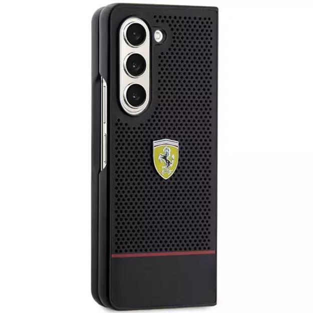 Ferrari Perforated Line case for Samsung Galaxy Z Fold 5 - black 4