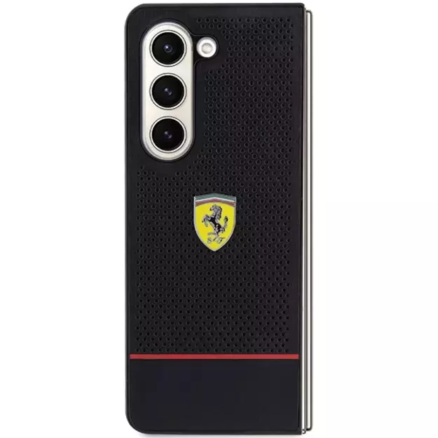 Ferrari Perforated Line case for Samsung Galaxy Z Fold 5 - black 1