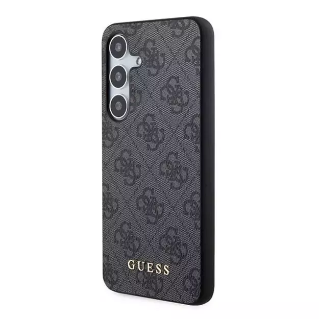 Guess 4G Metal Gold Logo case for Samsung Galaxy S24 - black 1