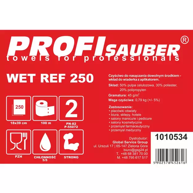 Cloths for the ProfiSauber WET REF 250 soaking bucket - INSERT 2