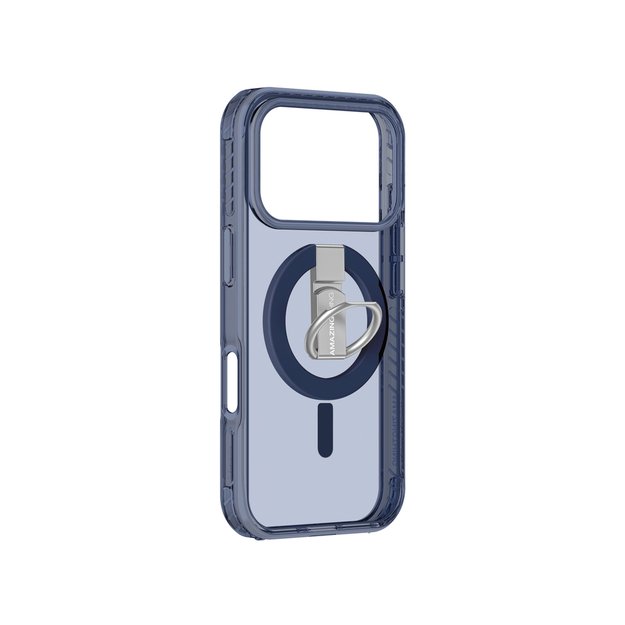 AmazingThing Titan Pro Grip Ring Set Case for iPhone 17 Pro Compatible with MagSafe - Blue 2