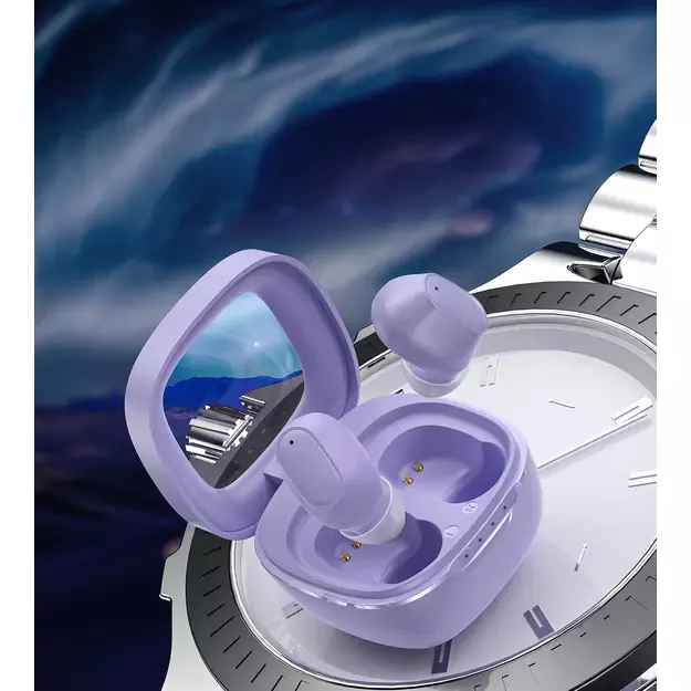 Choetech MEMS wireless TWS Bluetooth 5.3 headphones - purple 5