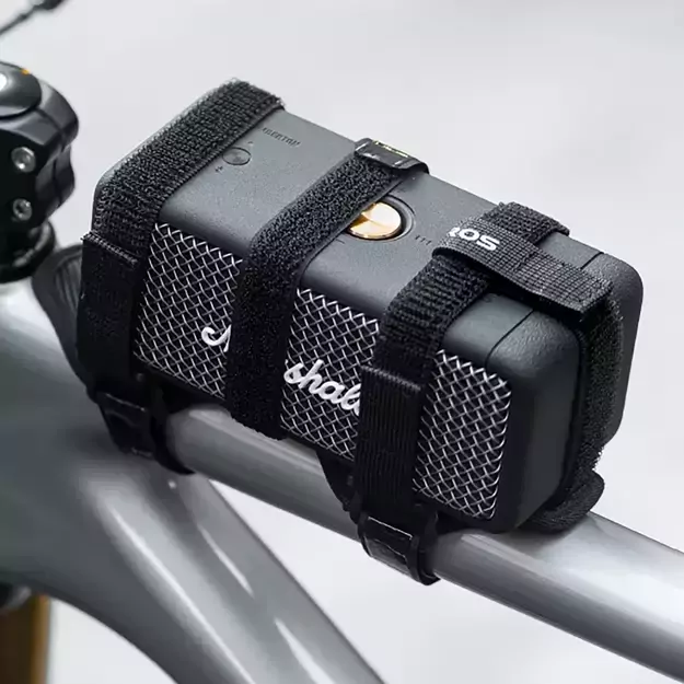 Rockbros 50210064001 bicycle strap with Velcro for Bluetooth speaker or water bottle - black 4