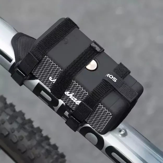 Rockbros 50210064001 bicycle strap with Velcro for Bluetooth speaker or water bottle - black 7