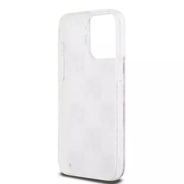 Etui DKNY Liquid Glitter Multilogo na iPhone 15 Pro Max - różowe 6
