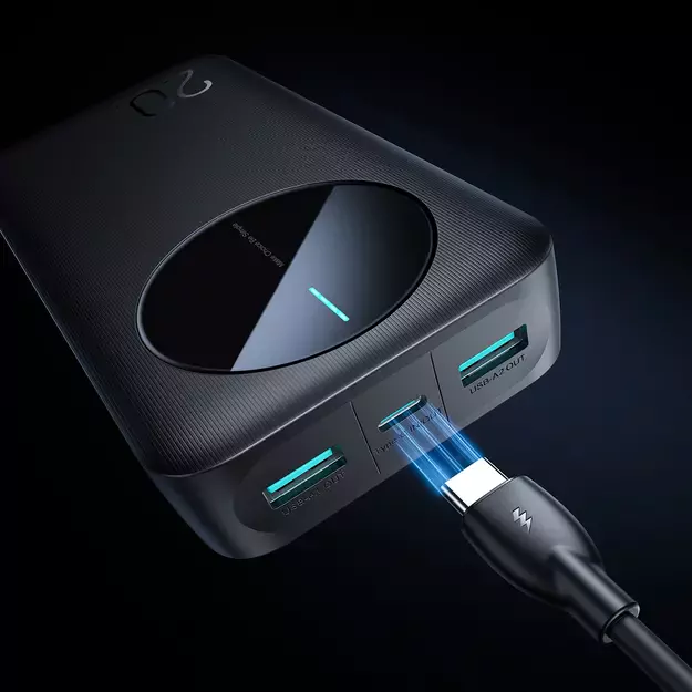 Powerbank Joyroom JR-PBF14 20000mAh 2.4A 2x USB-A 1x USB-C - black 7