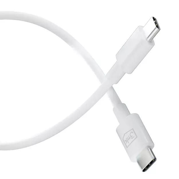 3mk Hyper Cable USB-C / USB-C 100W 1.2m - white 4