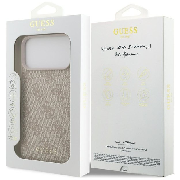 Guess 4G Classic Case for iPhone 17 Pro Max - Pink 7