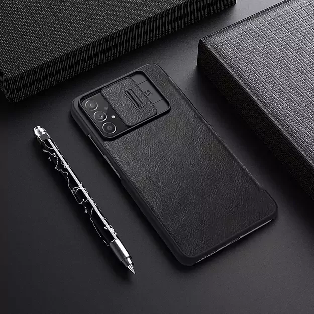 Nillkin Qin leather holster case for Samsung Galaxy A73 black 15