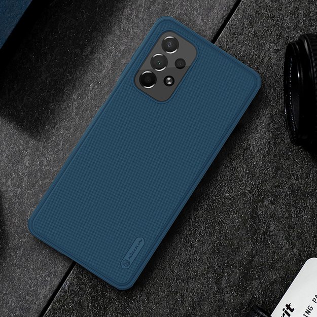 Nillkin Super Frosted Shield Pro durable case cover for Samsung Galaxy A73 blue 13