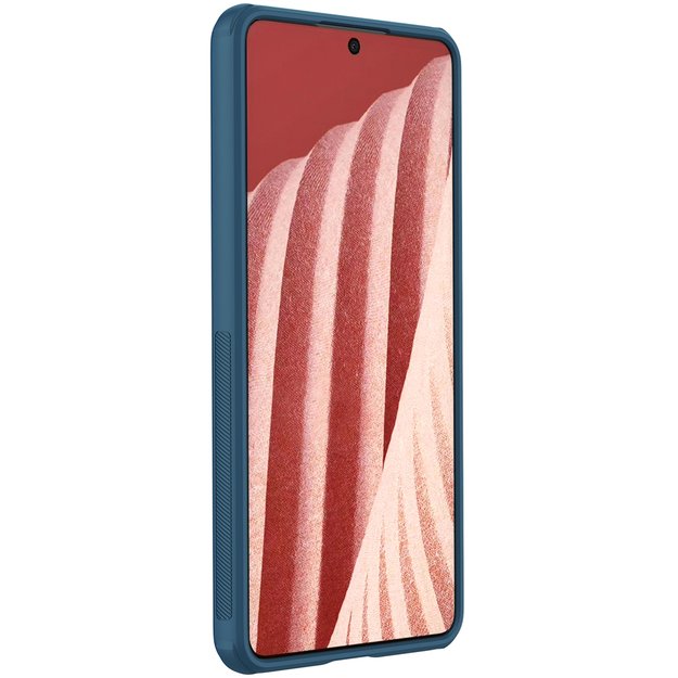 Nillkin Super Frosted Shield Pro durable case cover for Samsung Galaxy A73 blue 5