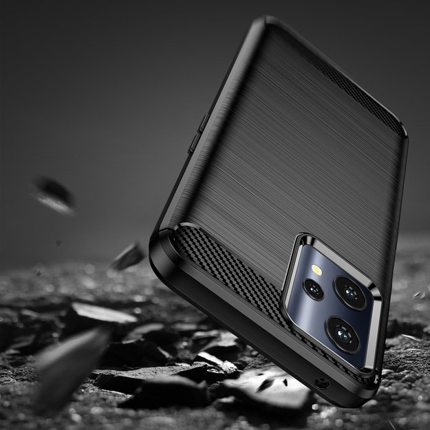 Carbon Case Flexible Cover Realme 9 Pro black 16