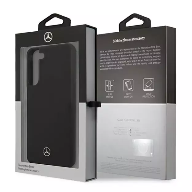 Mercedes MEHCS22SSILBK S22 S901 czarny/black hardcase Silicone 7