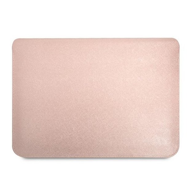 Guess Saffiano Triangle Logo case for a 14&quot  laptop - pink 5