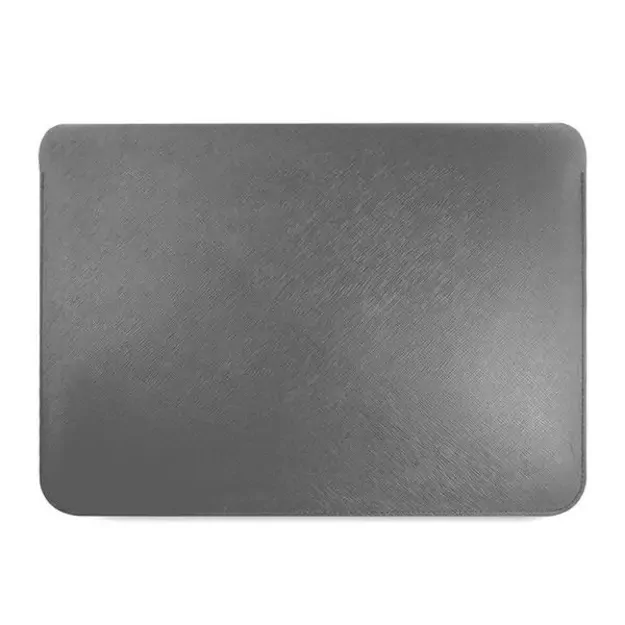 Karl Lagerfeld Saffiano Ikonik Karl case for a 13-14&quot  laptop - silver 1