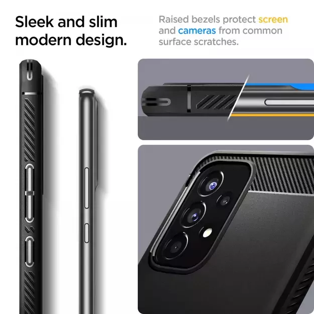 Spigen Rugged Armor Case for Samsung Galaxy A53 5G - Matte Black 6