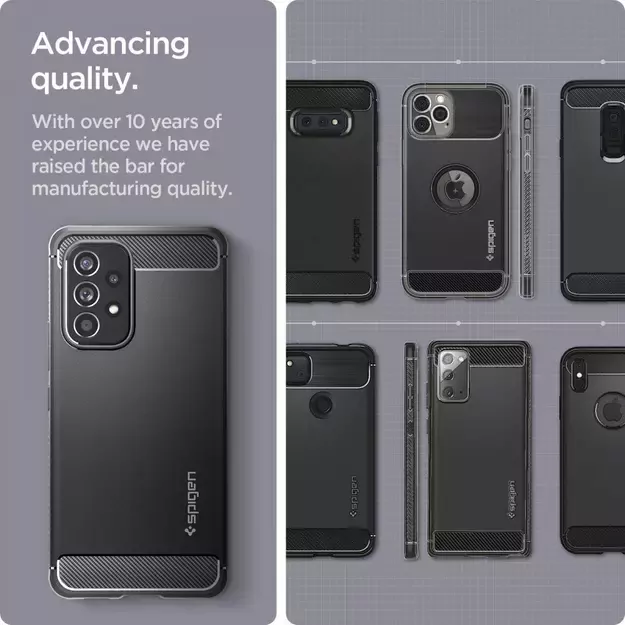 Spigen Rugged Armor Case for Samsung Galaxy A53 5G - Matte Black 2