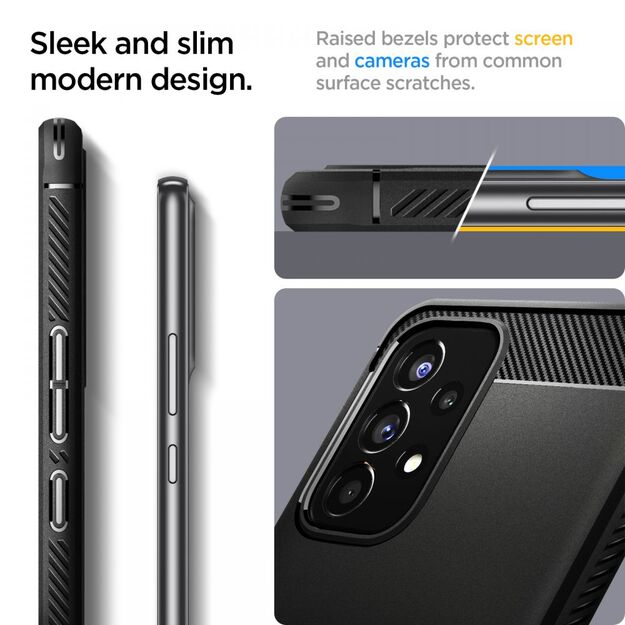 Spigen Rugged Armor Case for Samsung Galaxy A53 5G - Matte Black 14